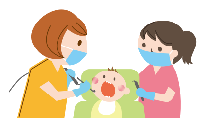 乳歯が虫歯で穴があいた場合の治療法